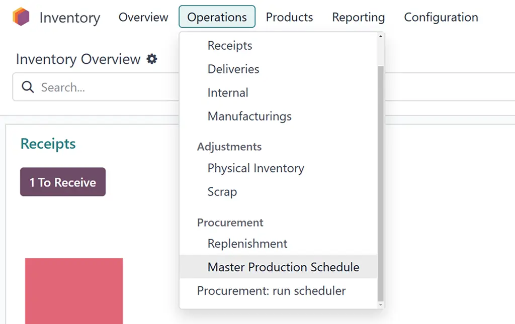 ravi garg, mss, inventory levels, mps functionalit, operations submenu