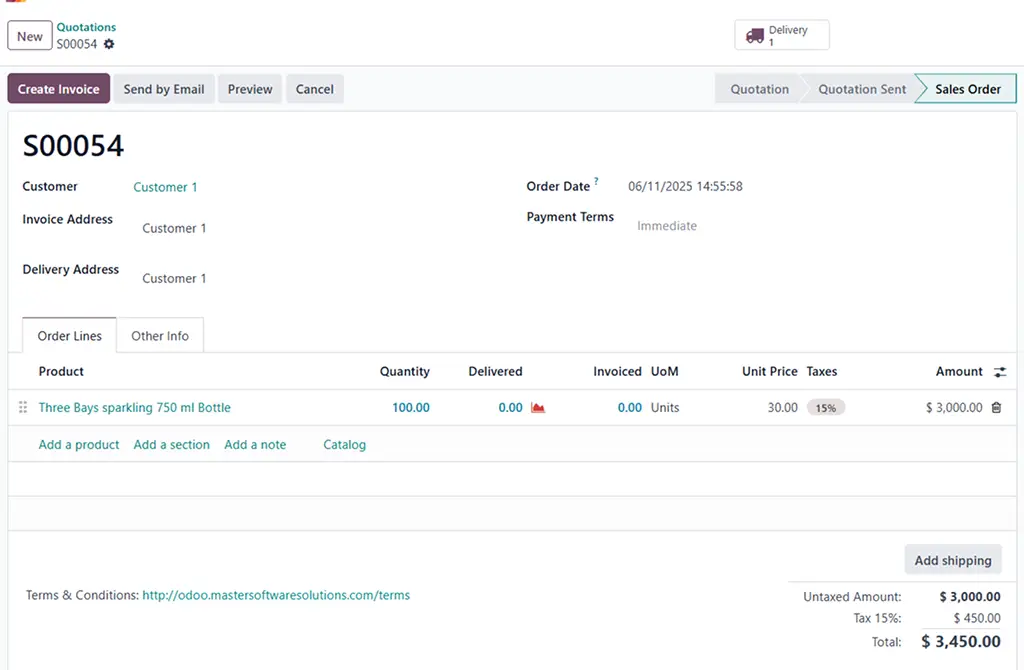 ravi garg, master software solutions, odoo, resupply subcontracting, sales order