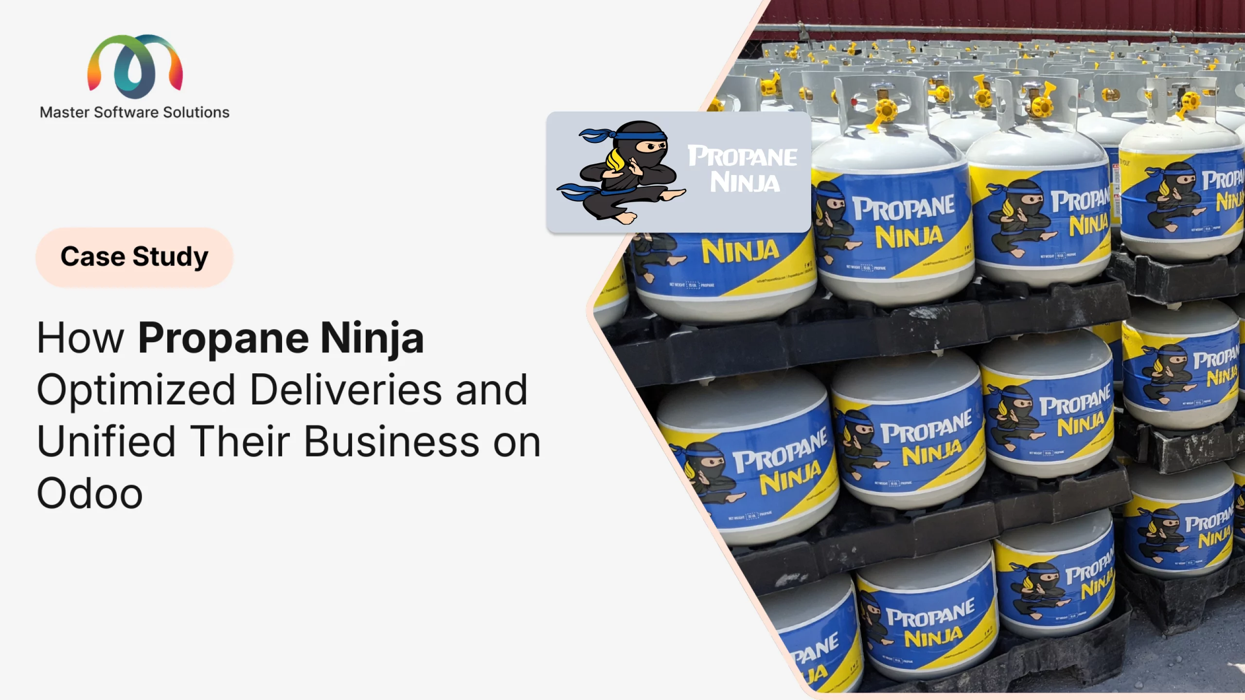 ravi garg, master software solutions, propane ninja, case study, odoo erp implementation