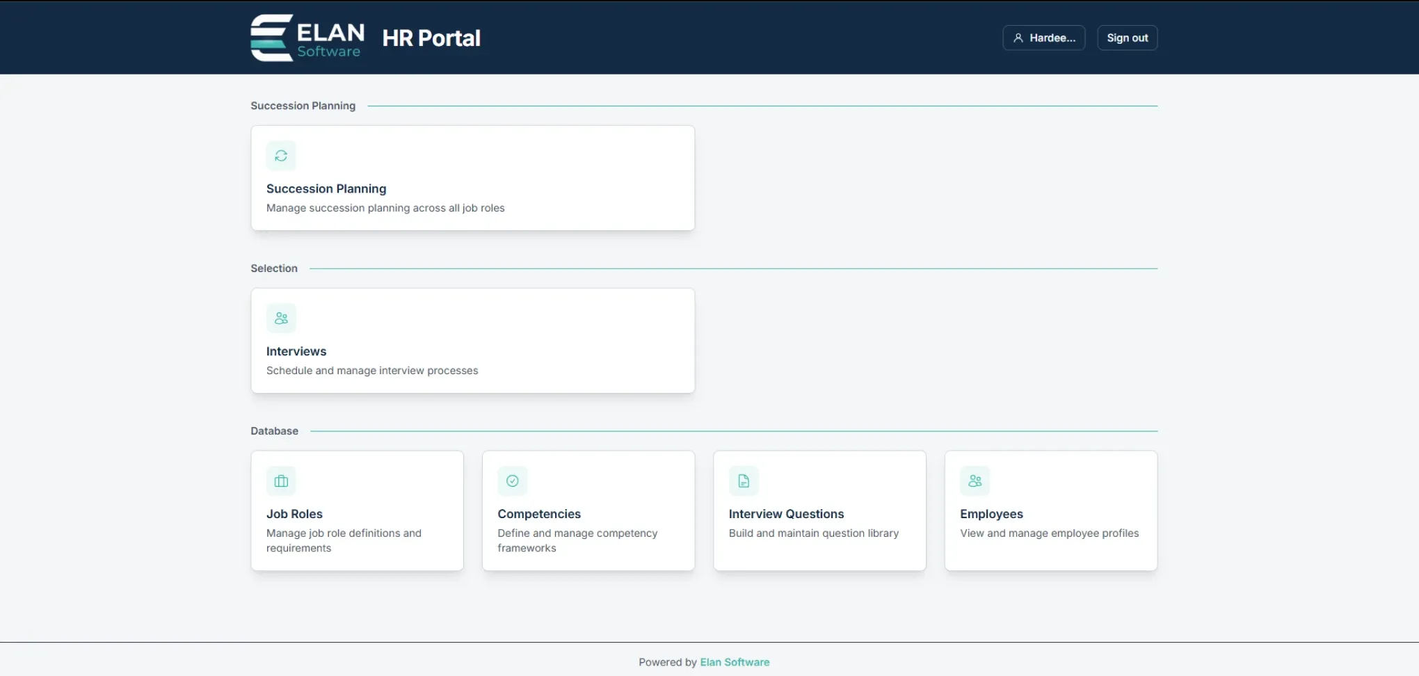 ravi garg, master software solutions, ai-ssisted talent management platform, interview portal screenshot