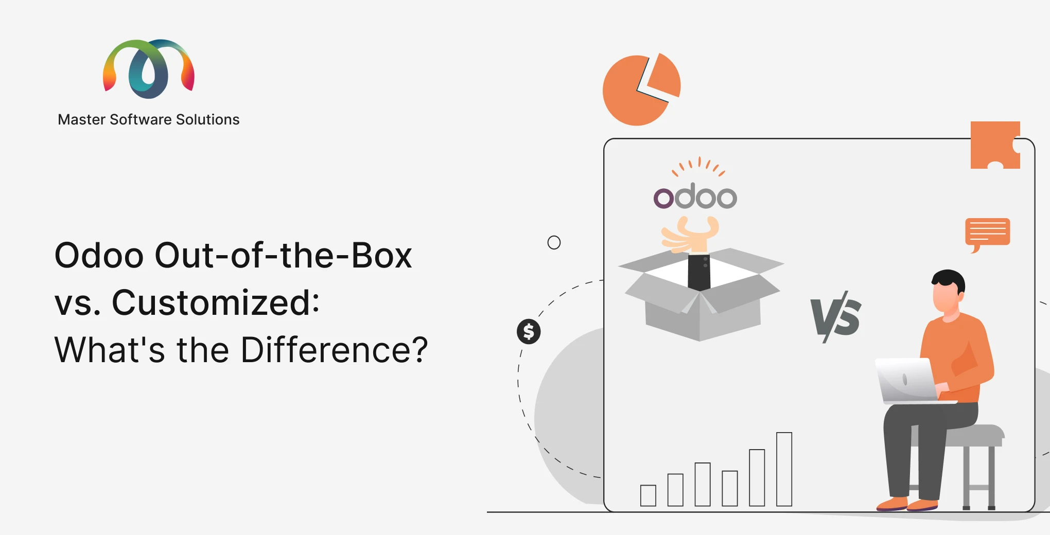ravi garg, master software solutions, odoo out of the box, odoo customization, difference, odoo erp